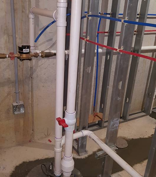 plumbing pipe work