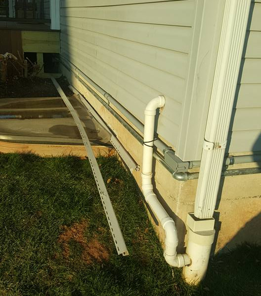 outdoor plumbing work
