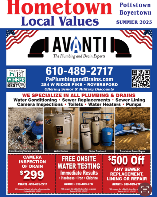 Contact Avanti Plumbing & Drains Inc. Montgomery County, PA